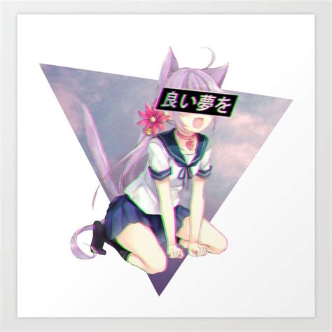 Ima, soko ni iru boku is about a young boy who is transported to a different world or time period. CAT GIRL NEKO GLITCH - SAD JAPANESE ANIME AESTHETIC Art ...