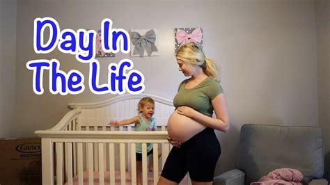 Day In The Life Pregnant With A Babe Third Trimester Probs Get It All Done YouTube