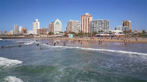 A Sunny Day Durban Beach In South Africa Stock Footage Sbv 315011685