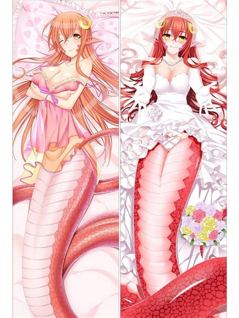 miia from monster musume anime body pillow