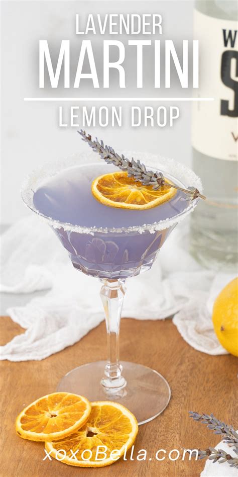 Lavender Lemon Drop Vodka Martini Xoxobella