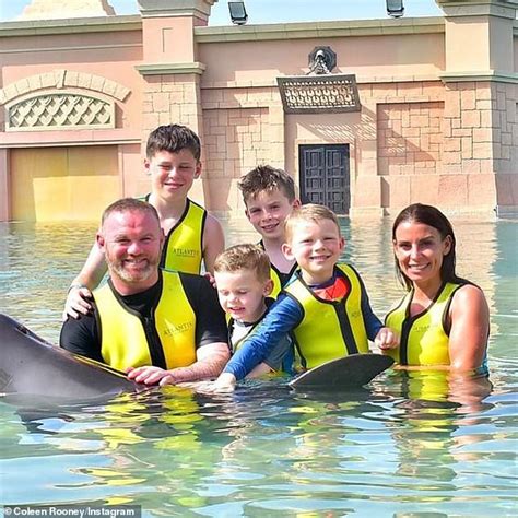 wayne rooney shares throwback snaps with his wife coleen and their sons from their dubai trip