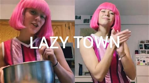 Chloe Lang Reprised Her Role From Lazytown Performs Cooking By The Book And Bing Bang On