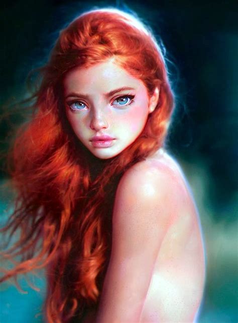 Spectacular Digital Painting Portraits Bored Art