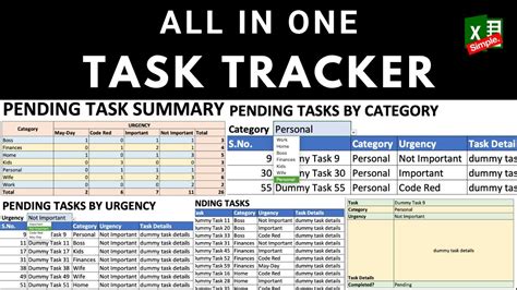Set Up Your Excel Task Tracker In Under 20 Minutes Youtube