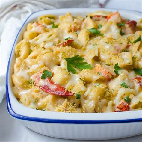 Cheesy Lobster Casserole With Shell Pasta Recipe In 2022 Cheese