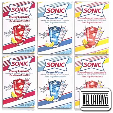 Unlock The Deliciousness Of Sonic Ocean Water With Flavor Packets