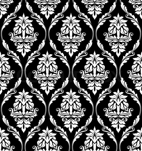 In this page, you can download any. Black and white damask-style design of floral arabesques ...