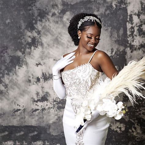Wedding Editorial Photo Of Beautiful Black Bride Bride Wedding Dress