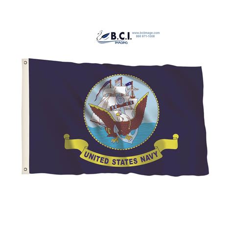 Military Branch Flag 3′ X 5′ Us Navy Bci Imaging Supplies