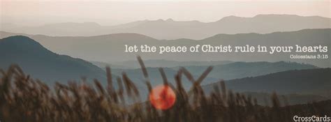 Looking for the best wallpapers? Download Colossians 3:15 - Christian Facebook Cover & Banner