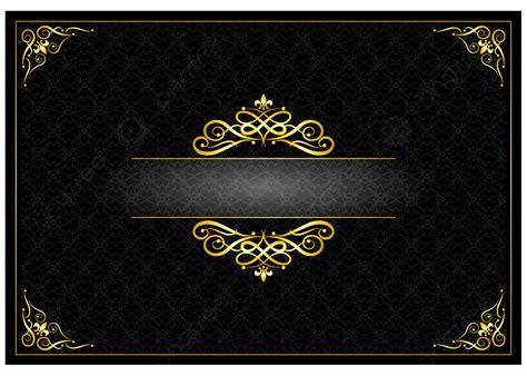 Luxury Gold Wedding Invitation Card Floral Ornament Free Vector And Png