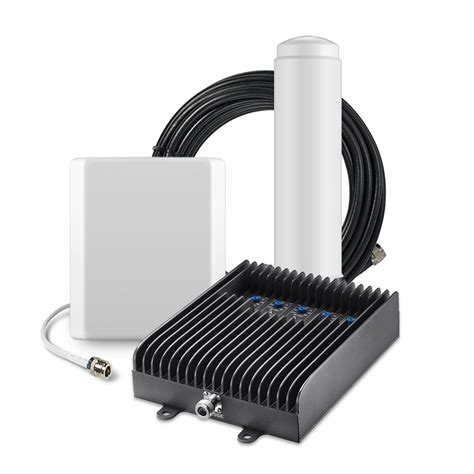 Battery powered cell signal booster. SureCall Fusion5s Omni Panel Kit Covers up to 6000 sq ft ...