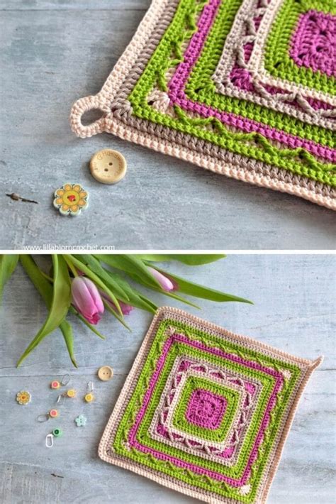 Easy Crochet Potholder Hot Pad Patterns Crochet Life