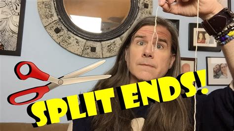 It's caused by natural things such as combing and heat. Mens Long Hair: Repairing Split Ends?! - YouTube