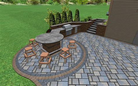 See more of 3d kitchen design software on facebook. 3D design. outdoor kitchen and raised bar | Landscape ...