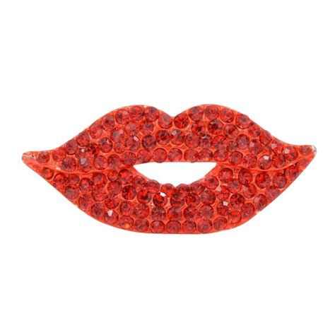 rhinestone shining jewelry rhinestone lips brooches rhinestone mouth brooch red aliexpress
