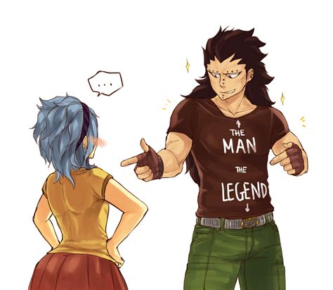 Levy Mcgarden And Gajeel Redfox Fairy Tail Drawn By Grace Tran Danbooru