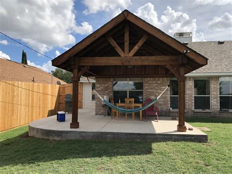 Full Finish Gable Style Patio Cover In Plano Texas Beautiful