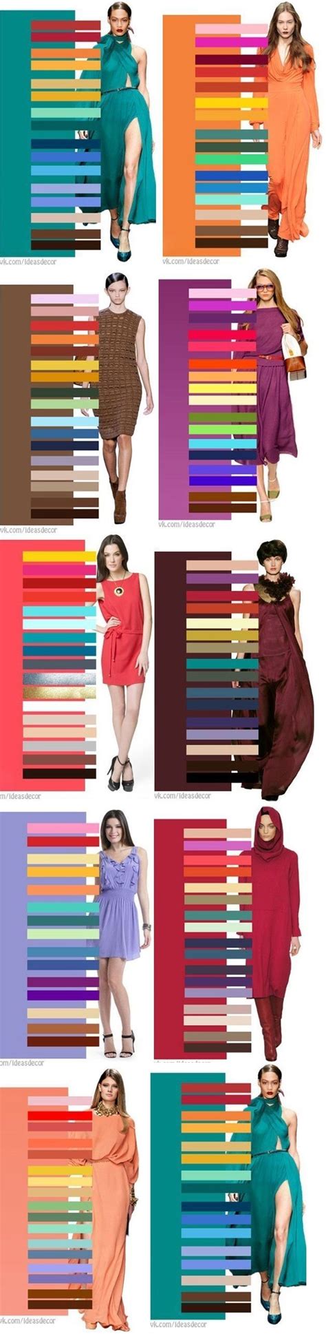 great color combinations interesting and helpful for those like me who are fashion challenged