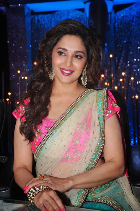 High Quality Bollywood Celebrity Pictures Madhuri Dixit Looks Ravishing In Saree At Film