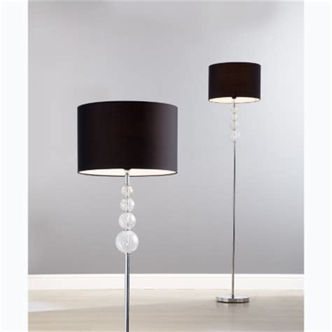 See this unique look at ethan allen; ASDA Crackle Glass Ball Floor Lamp, Chrome AS3045 - review ...
