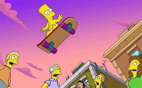 Download Naked Bart Simpson From The Simpsons Movie Wallpaper