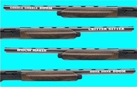 Custom Gun Barrel Decal Shotgun Barrel Decal