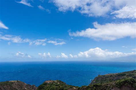 무료 이미지 바닷가 경치 바다 연안 대양 수평선 산 구름 하늘 육지 호수 낭떠러지 만 물줄기