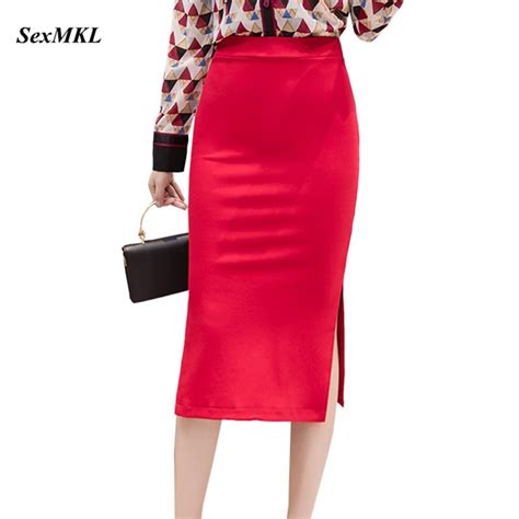Sexmkl Oversized Red Long Skirt Women 2022 Korean Fashion High Waist Midi Skirts Sexy Winter