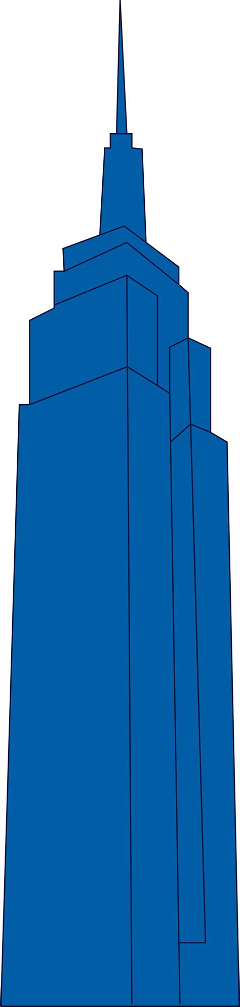 Download Open Empire State Building Svg Clipart 434094 Pinclipart
