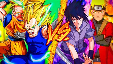 Introducir 49 Imagen Naruto Y Sasuke Vs Goku Y Vegeta Rap Viaterramx