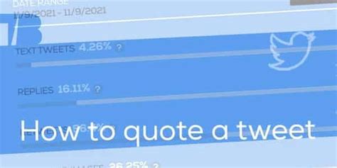 How To Quote A Tweet On Twitter Tweet Binder
