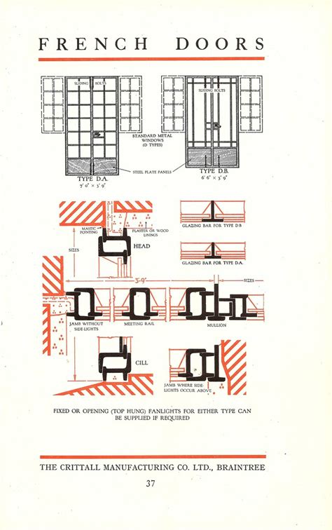French Doors Page From The Crittall Windows Catalogue 1 Flickr