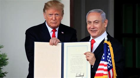 Trump Signs Executive Order Recognizing The Golan Heights As Israeli