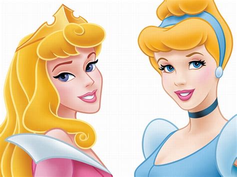 Walt Disney Images Princess Aurora And Princess Cinderella Wallpaper
