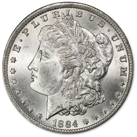 1884 O Morgan Silver Dollar Brilliant Uncirculated Bu Legacy Coins