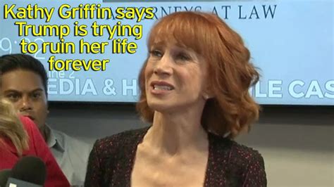Kathy Griffin Breaks Down In Tears As She Accuses Donald Trump Of