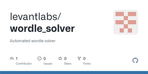GitHub  levantlabs/wordle_solver Automated wordle solver