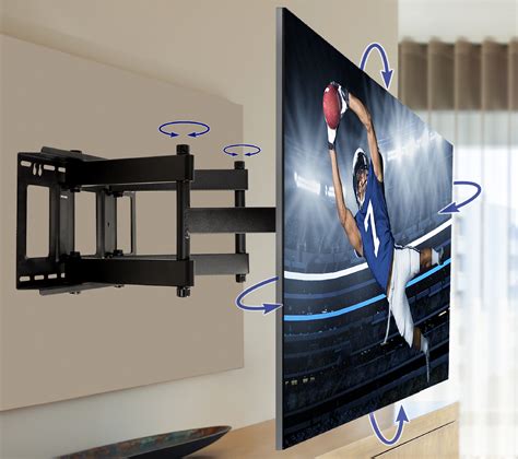 Qualgear® Heavy Duty Full Motion Tv Wall Mount For 60 100 Inch Flat