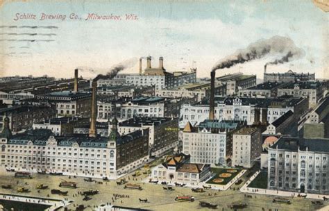 Schlitz Brewing Company Postcard Wisconsin Historical Society