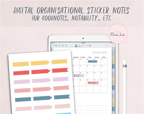 Search more hd transparent sticky notes image on kindpng. Goodnotes | Goodnotes template | Goodnotes Template free ...