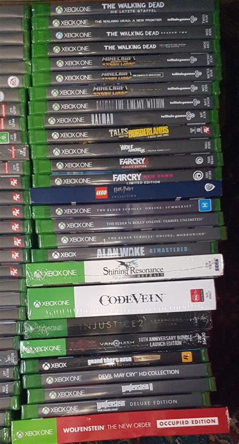 Xbox One Sealed Games Collection New Sealed Microsoft