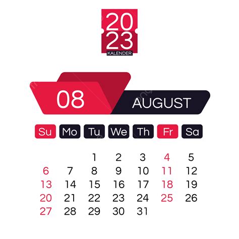 2023 Calendario Agosto Png Calendario 2023 Calendario