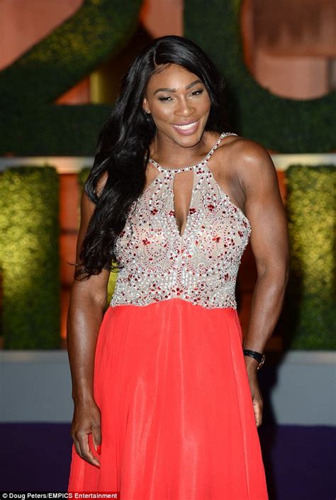 Serena Williams Dazzles In Encrusted Red Dress At Wimbledon Champions