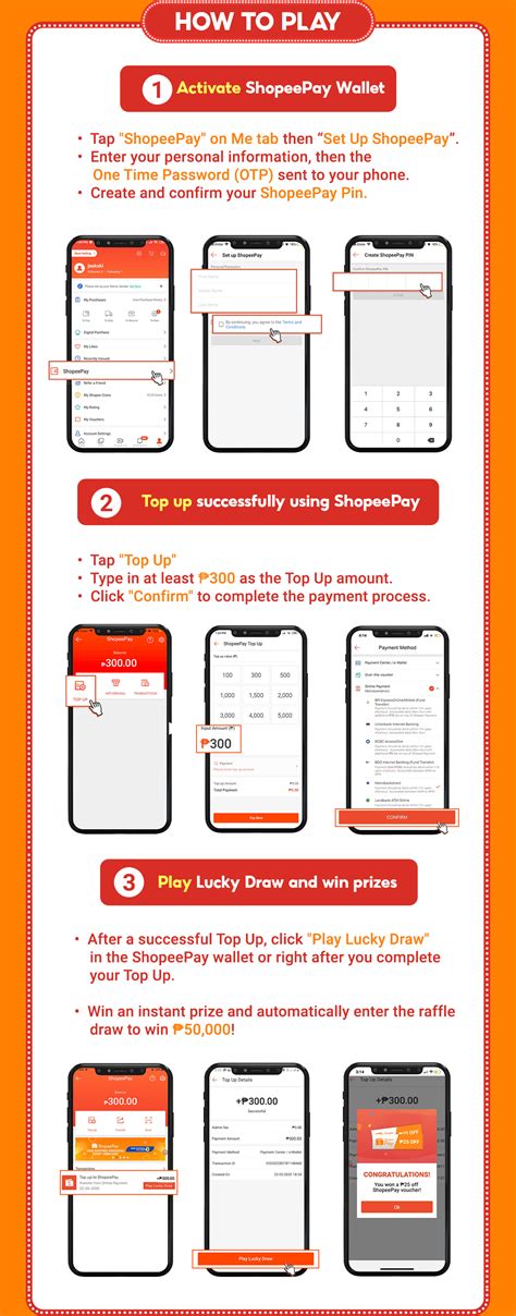 In this post, we'll show you how to top up your shopeepay account with gcash. Top Up on ShopeePay and Stand a Chance to Win ₱50,000 this ...