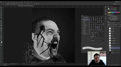 Vampire Effect Before After In Photoshop Advanced Tutorial Photo Images
