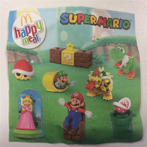 First Look At New Super Mario Mcdonalds Happy Meal Toys From Uk