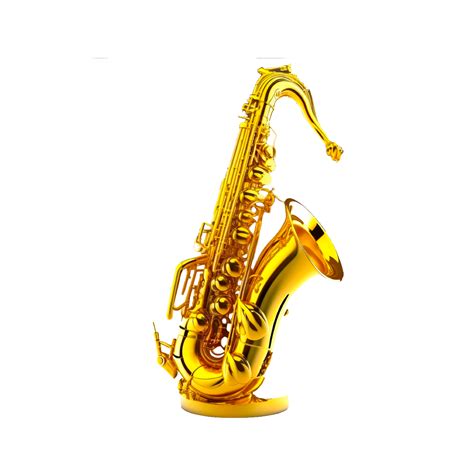 Saxophone Isolated On Transparent Generative Ai 24396339 Png