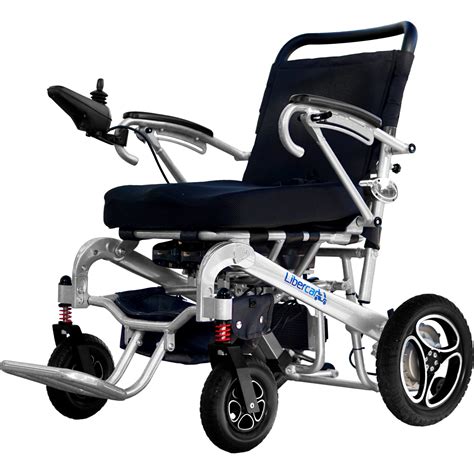 silla de ruedas eléctrica plegable con mando a distancia aura